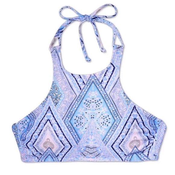 Blue and purple two piece bikini - Picture 10 of 11